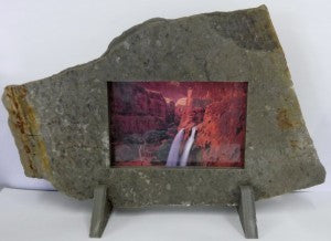 6"x9" Landscape Solid Stone Frame (Sale)