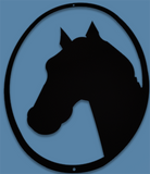 Horse Head Metal Wall Art