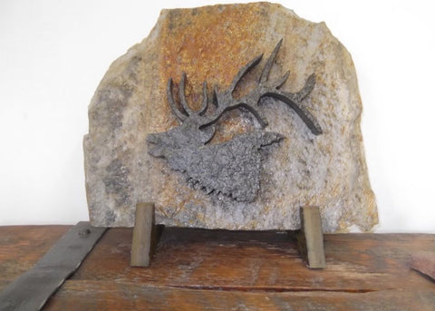 Stone Elk Plaque